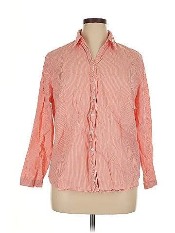 L.L.Bean 3/4 Sleeve Button-Down Shirt (view 1)