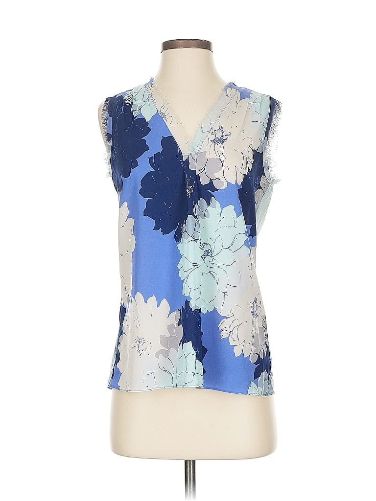 Click to view more detailed imagery on our partner's website Pre-owned Banana Republic Sleeveless Blouse In Blue