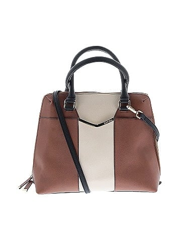 Calvin Klein Leather Satchel (view 1)
