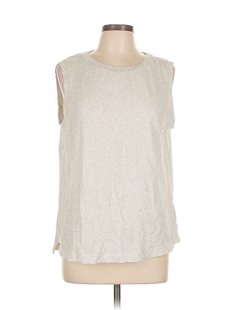 Pre-owned Style & Co Sleeveless Blouse In Gray