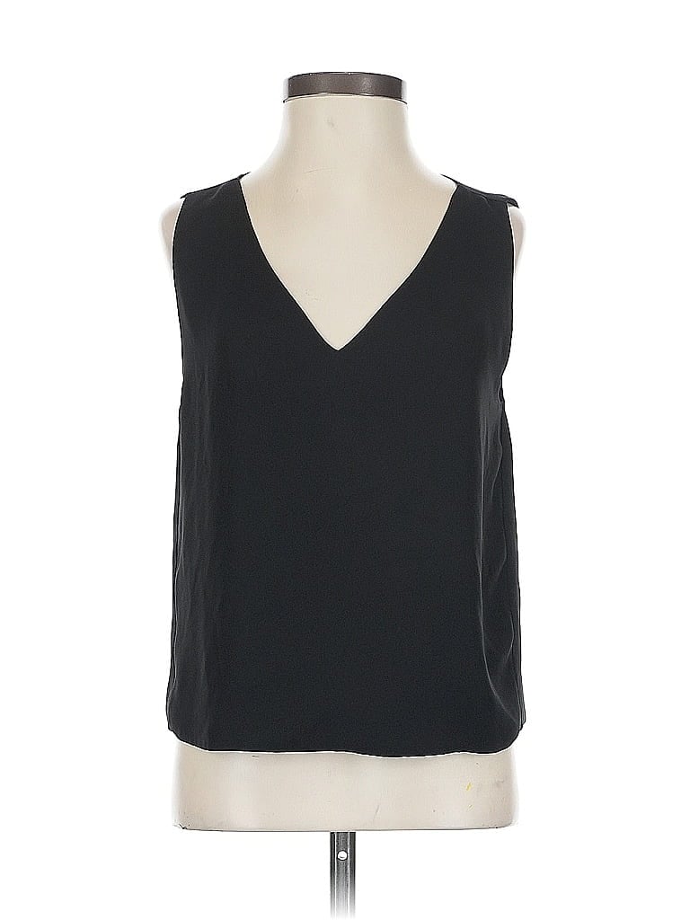 Pre-owned Babaton Sleeveless Blouse In Black