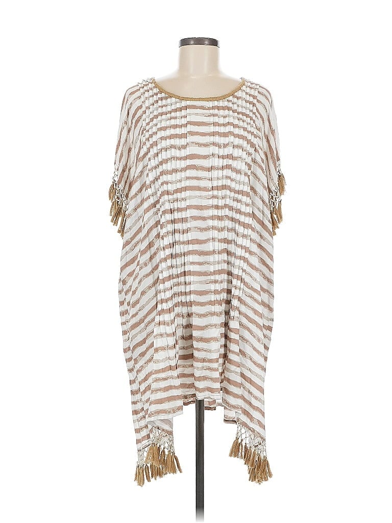 Pre-owned Assorted Brands Casual Dress In White