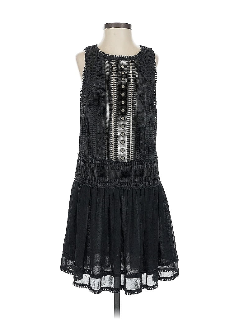Nicholas 100% Polyester Black Casual Dress Size 0 - photo 1