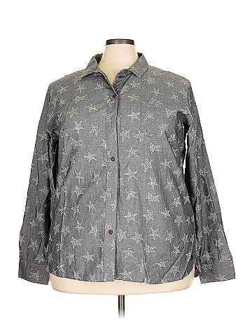 Life Is Good Long Sleeve Button-Down Shirt (view 1)