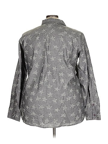 Life Is Good Long Sleeve Button-Down Shirt (view 2)