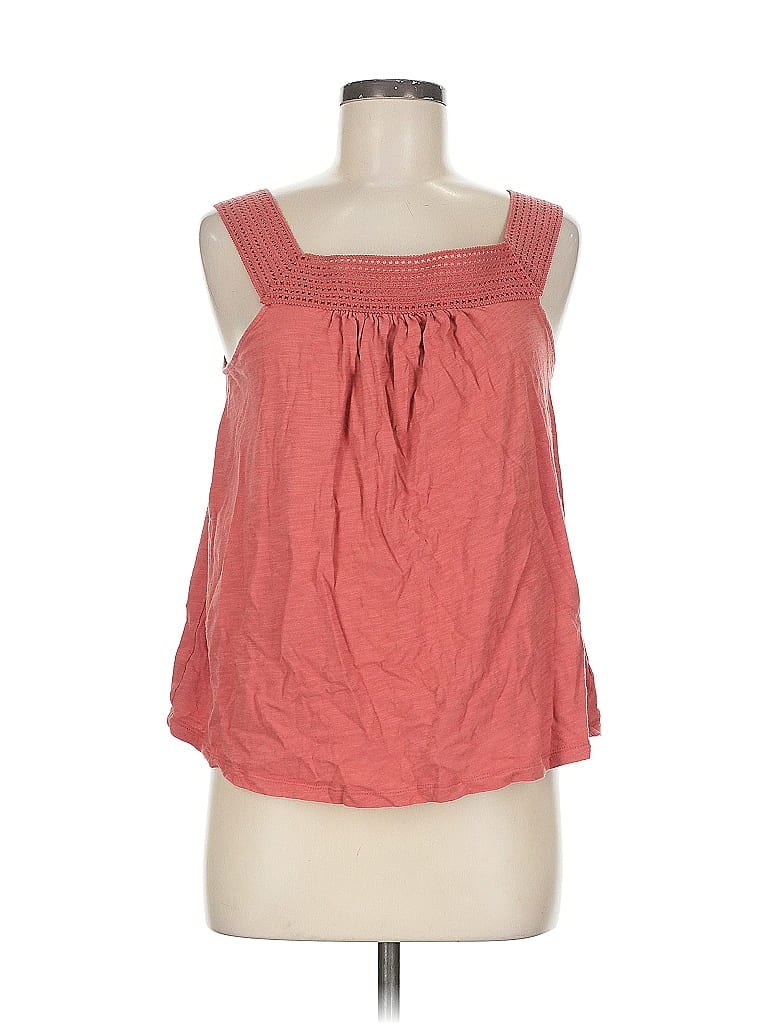 Pre-owned Old Navy Tank Top Red Strapless Neckline Tops