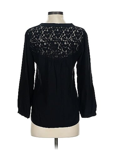 Britt Ryan 3/4 Sleeve Silk Top (view 2)