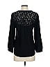 Britt Ryan 100% Silk Black 3/4 Sleeve Silk Top Size XS - photo 2