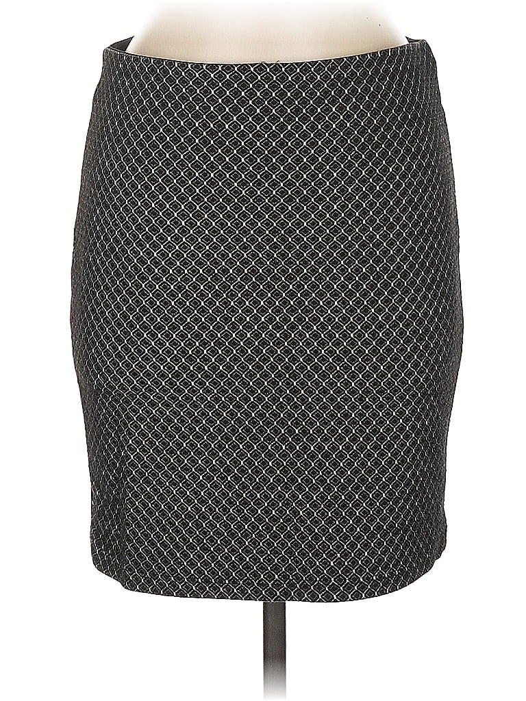 Pre-owned Ann Taylor Loft Casual Skirt In Gray
