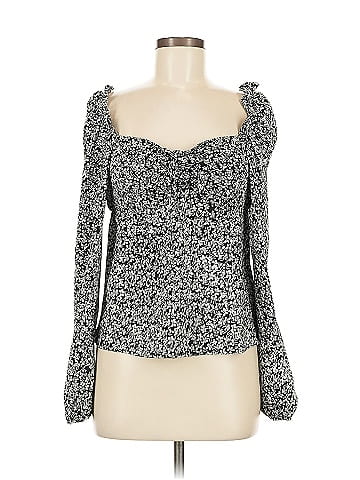 Topshop Long Sleeve Blouse (view 1)