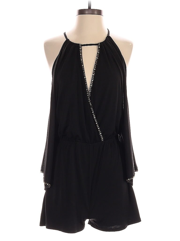 Pre-owned Ark & Co. Romper In Black