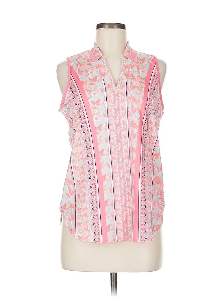 Lucky in Love Pink Sleeveless Blouse Size 8 - 10 - photo 1