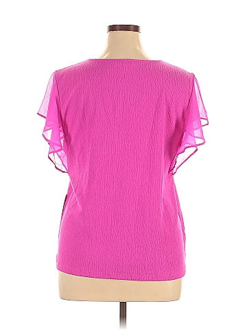Calvin Klein Short Sleeve Blouse (view 2)