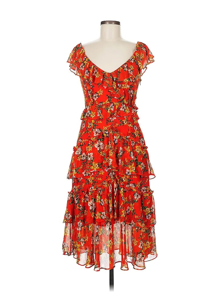 Pre-owned Marissa Webb Collective Cocktail Dress In Red
