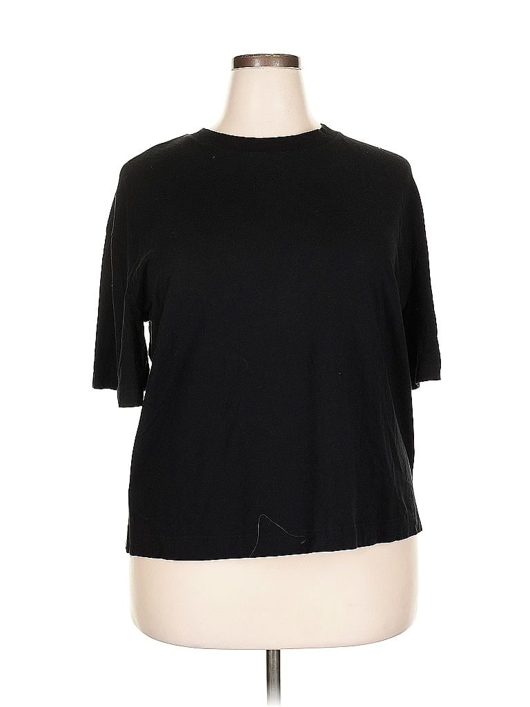 Pre-owned Nordstrom Short Sleeve T-shirt In Black
