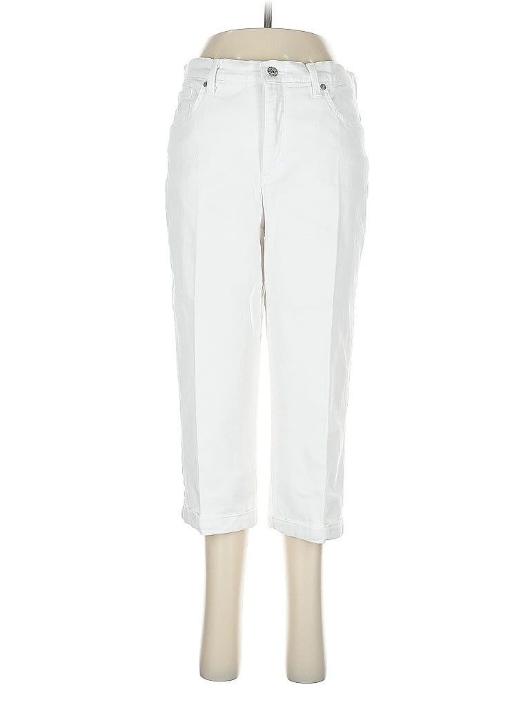 Pre-owned Gloria Vanderbilt Jeans In White