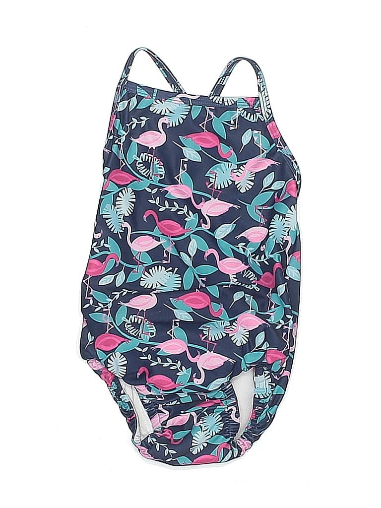 Pre-owned Green Sprouts Babies' One Piece Swimsuit In Blue