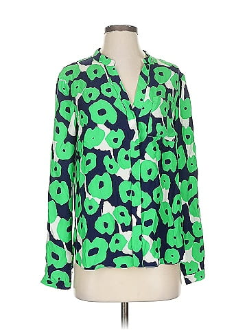 Alice & Trixie Long Sleeve Silk Top (view 1)