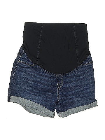 Isabel Maternity Denim Shorts (view 1)