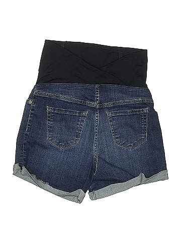 Isabel Maternity Denim Shorts (view 2)