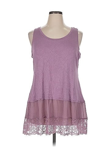 LOGO by Lori Goldstein Tank Top (view 1)