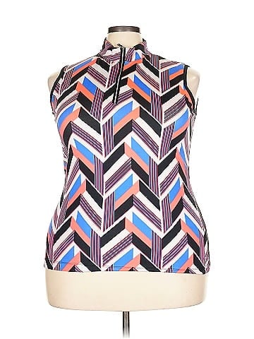 Tail Sleeveless Blouse (view 1)