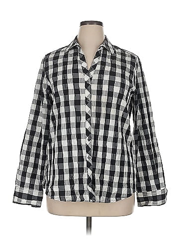 Foxcroft Long Sleeve Button-Down Shirt (view 1)