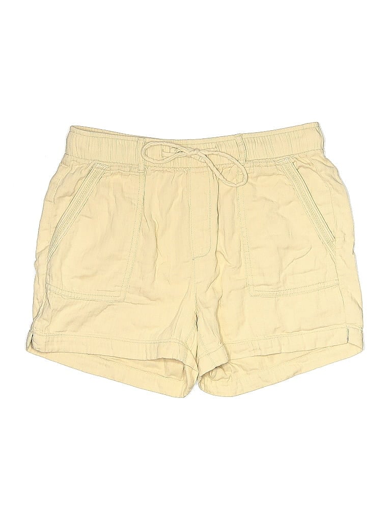 Pre-owned Old Navy Khaki Shorts In Yellow