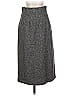 Akris Punto 100% Viscose Chevron-herringbone Gray Formal Skirt Size 4 - photo 1
