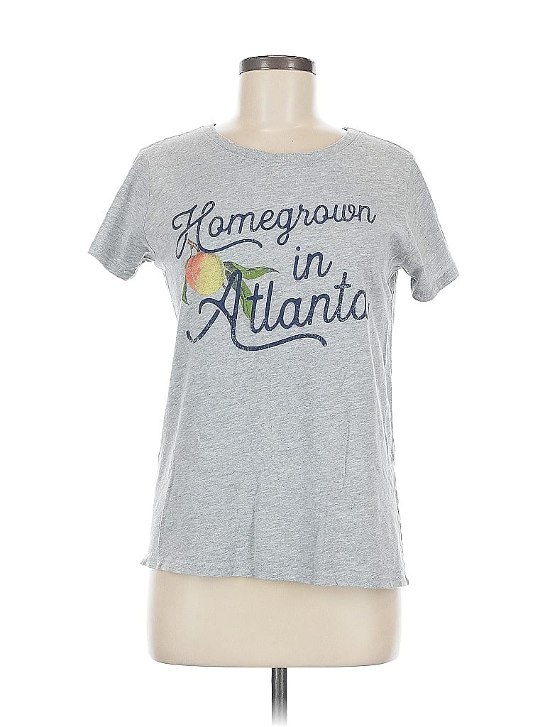 Pre-owned Assorted Brands Short Sleeve T-shirt In Gray