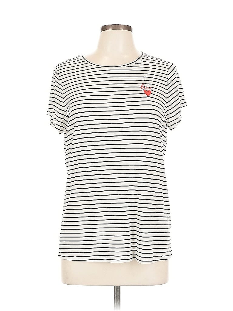 Pre-owned Assorted Brands Short Sleeve T-shirt In White