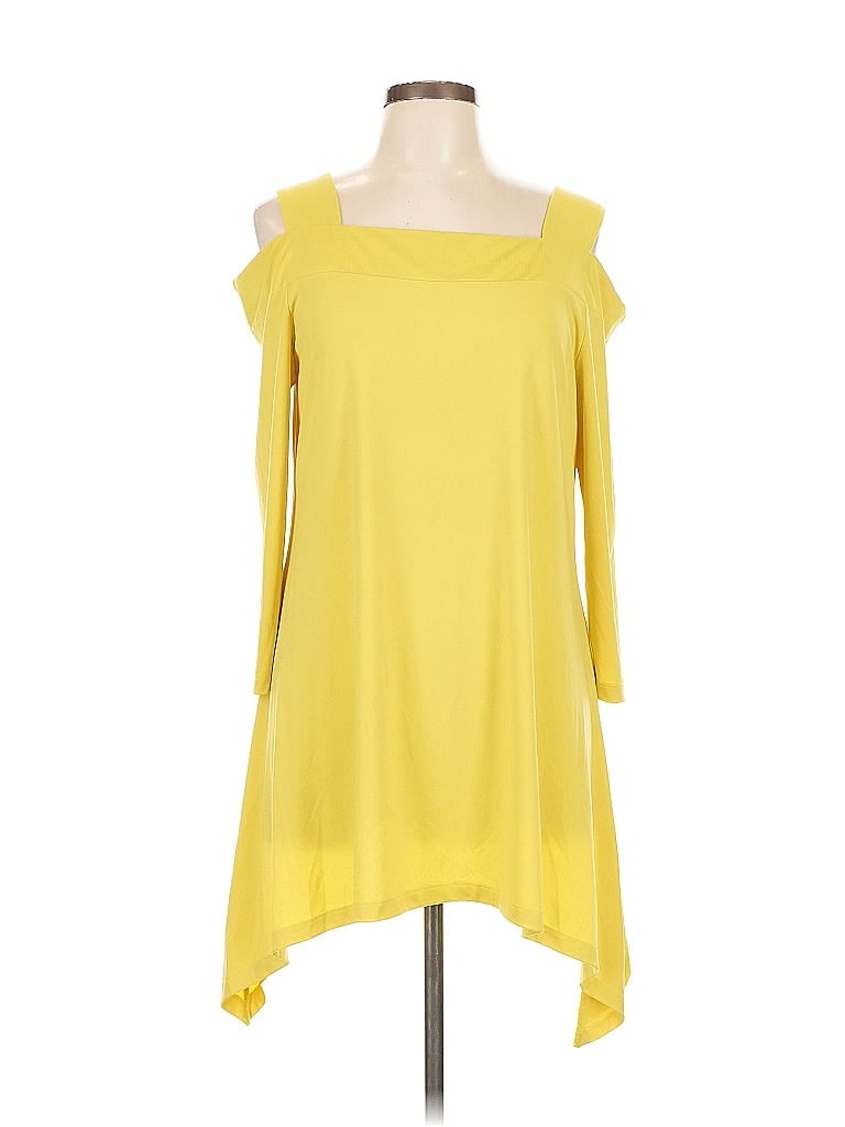 MIDNIGHT VELVET Pre-owned Casual Dress In Yellow