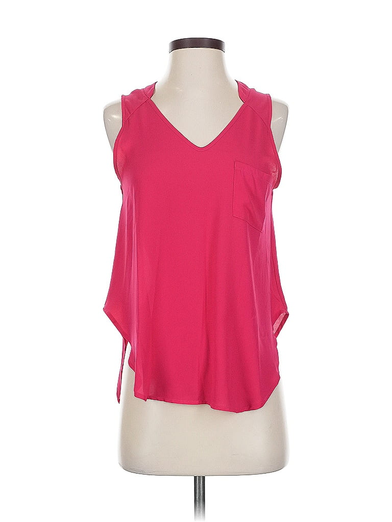 Pre-owned Lush Sleeveless Blouse In Pink