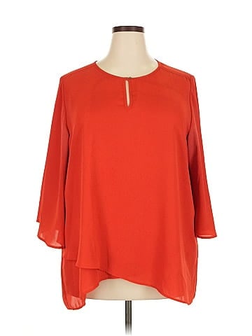 Karen Kane 3/4 Sleeve Blouse (view 1)