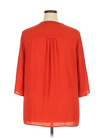 Karen Kane 3/4 Sleeve Blouse (view 2)
