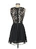 BCBGeneration Graphic Black Cocktail Dress Size 2 - photo 2