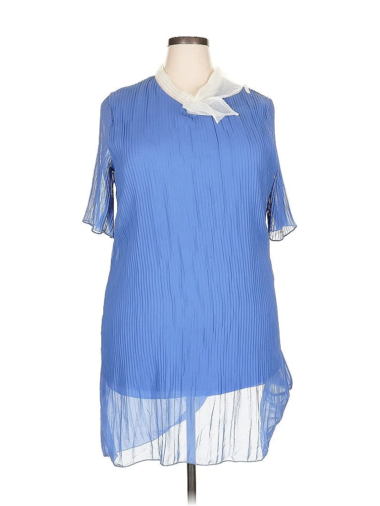 Pre-owned Assorted Brands Casual Dress In Blue