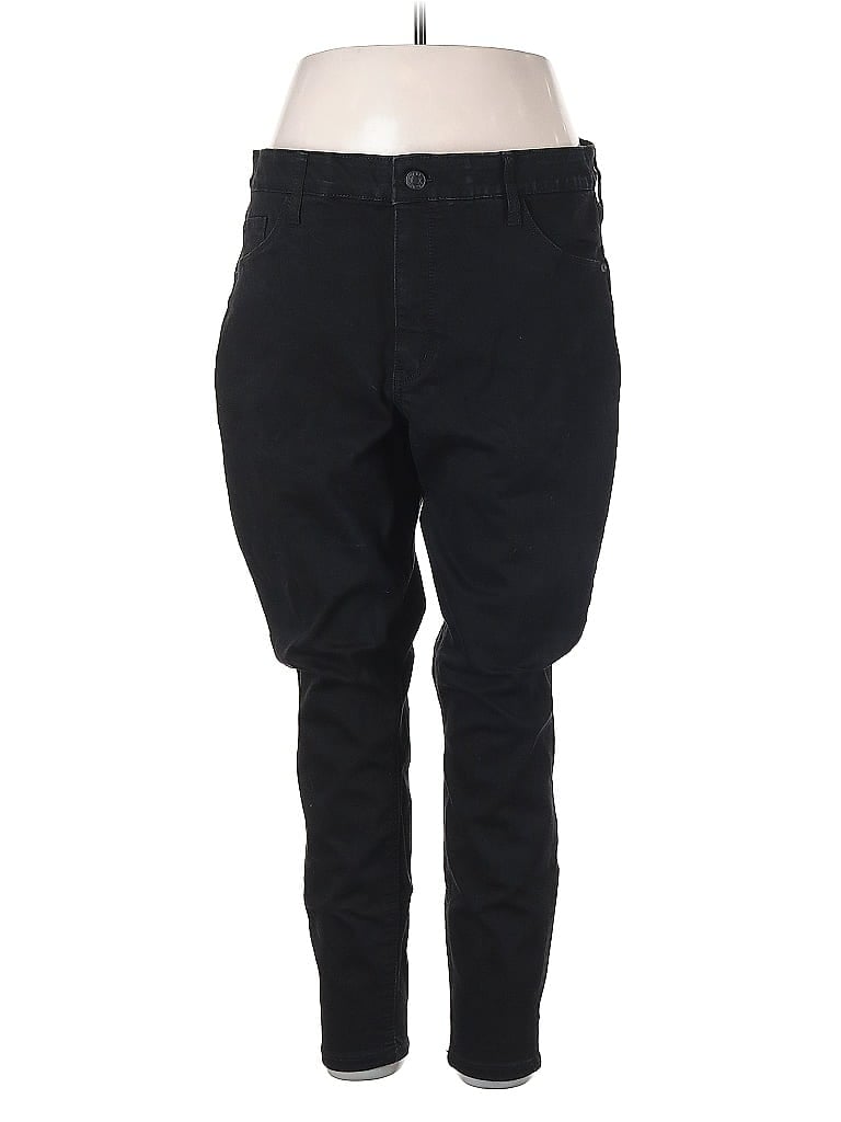 Pre-owned Ava & Viv Jeggings In Black