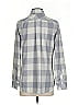 Vineyard Vines 100% Polyester Checkered-gingham Gray Long Sleeve Blouse Size 4 - photo 2