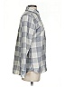 Vineyard Vines 100% Polyester Checkered-gingham Gray Long Sleeve Blouse Size 4 - photo 4