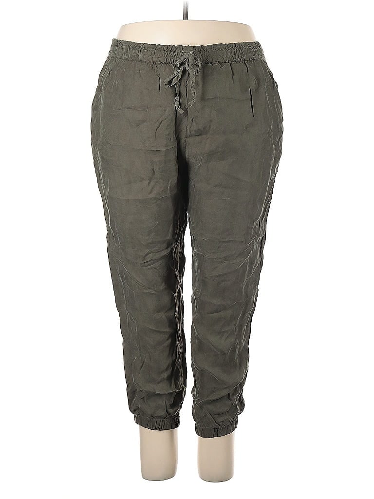 Johnny Was Green Casual Pants Size XXL - photo 1