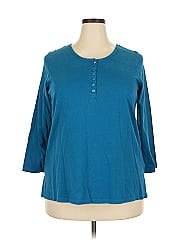 Woman Within 3/4 Sleeve T Shirt