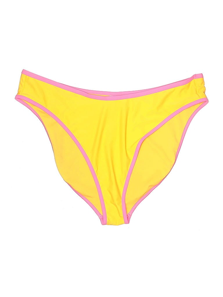 Target Color Block Yellow Swimsuit Bottoms Size 2X - photo 1