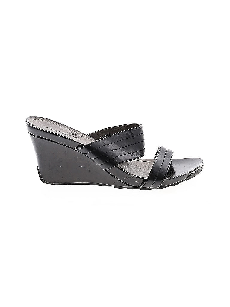 Click to view more detailed imagery on our partner's website Pre-owned Kenneth Cole Reaction Wedges In Black