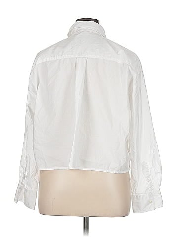 Banana Republic Factory Store Long Sleeve Button-Down Shirt (view 2)