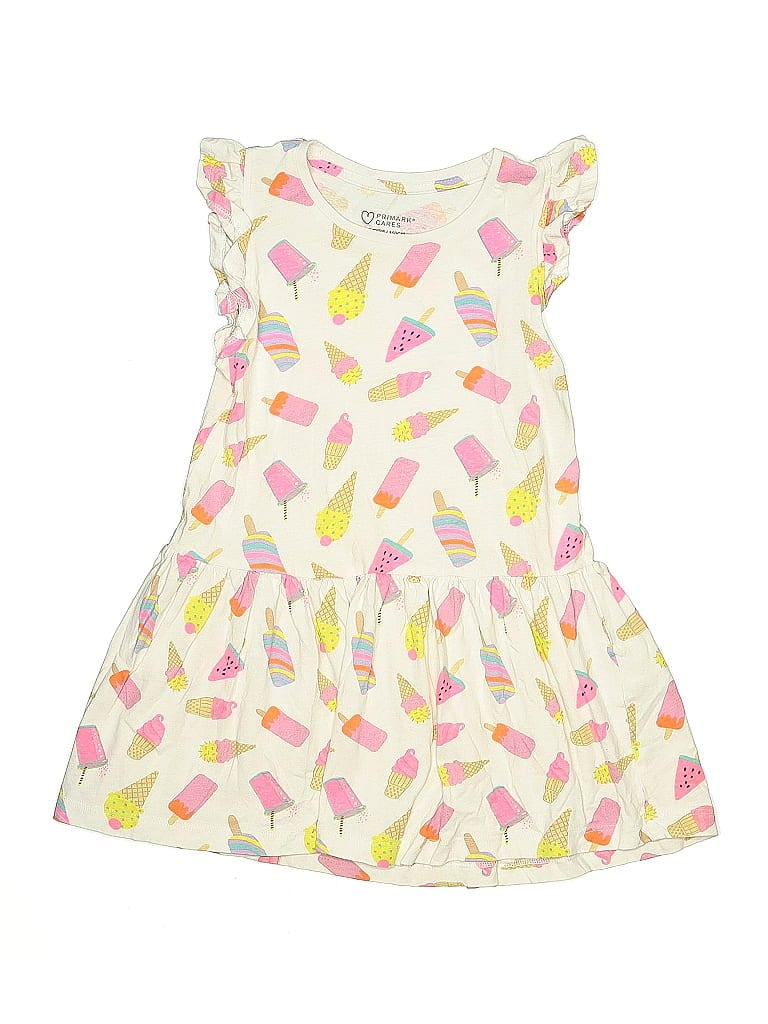 Pre-owned Primark Kids' Dress In White