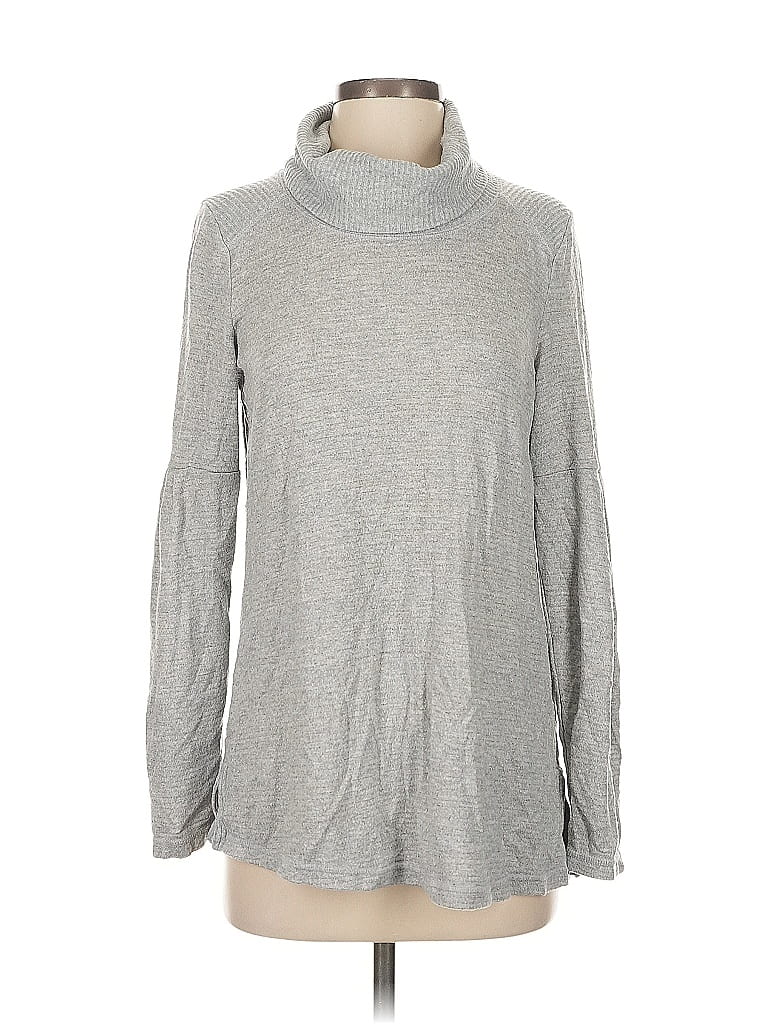 Pre-owned Saturday Sunday Turtleneck Sweater In Gray
