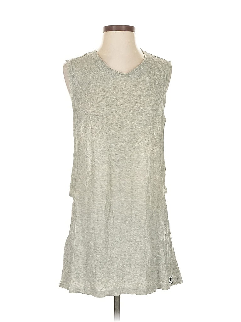 Pre-owned Calvin Klein Sleeveless T-shirt In Gray