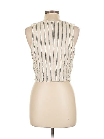 MNG Sleeveless Button-Down Shirt (view 2)