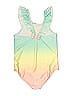 Crown & Ivy Tie-dye Green One Piece Swimsuit Size 12 - photo 2